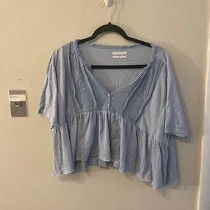 urban outfitters blue top